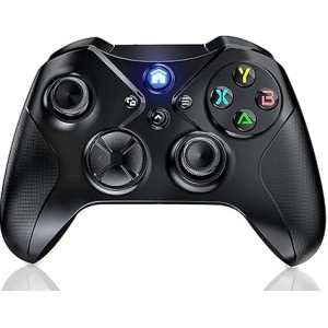 Wireless Controller Replacement for Xbox Controller, Gaming Controller Compatible with Turbo/Dual Vibration/Marco/Audio Jack