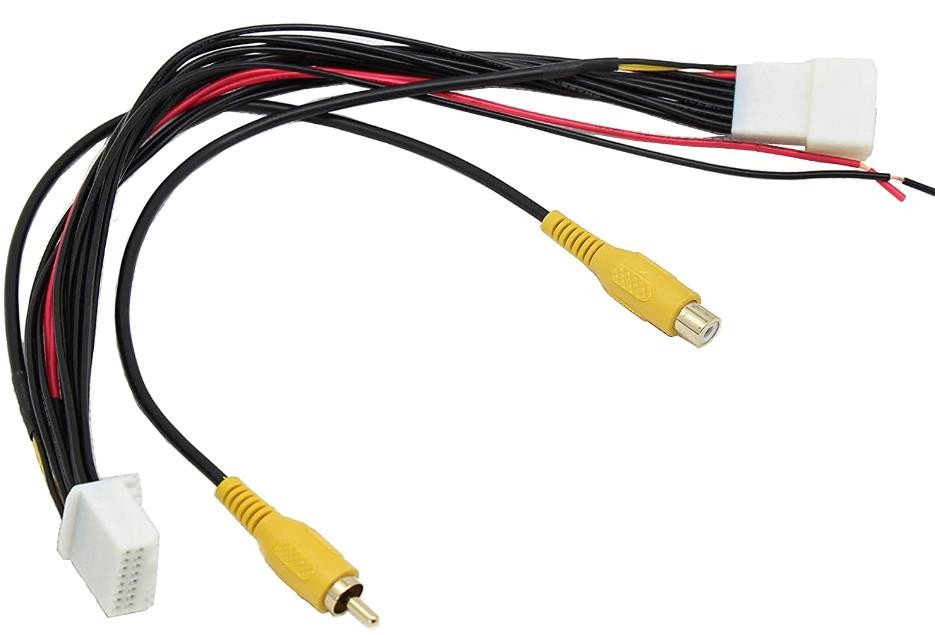 RED WOLF Reverse Backup Camera T-Harness for Select Toyota Camry Prius 2013-2015, Subaru BRZ 2013-2015 Factory Rear View Camera Retain or Add Interface Wire Harness to Aftermarket Radio Stereo